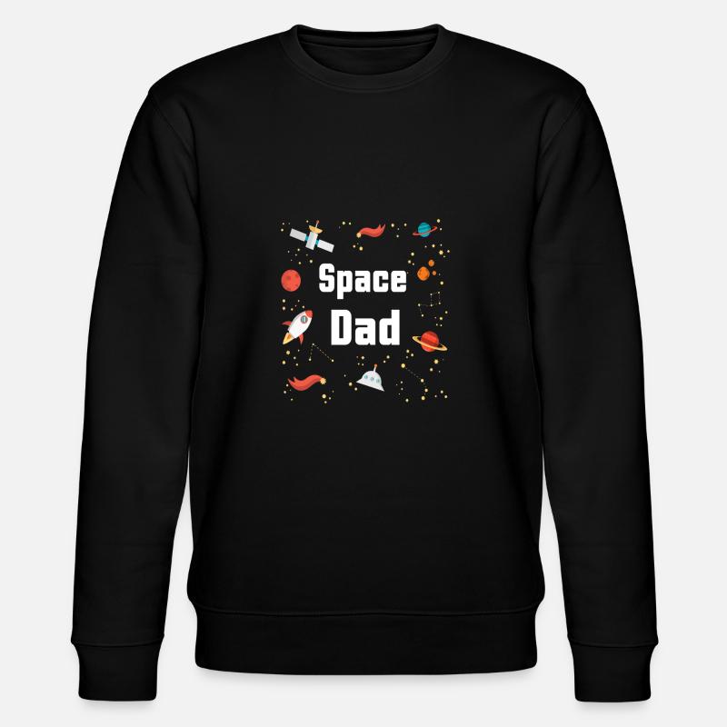 Papa de l'espace - Sweat bio CHANGER Stanley/Stella Unisexe - noir