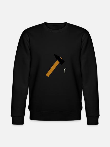 Marteau et clou - Sweat bio CHANGER Stanley/Stella Unisexe - noir