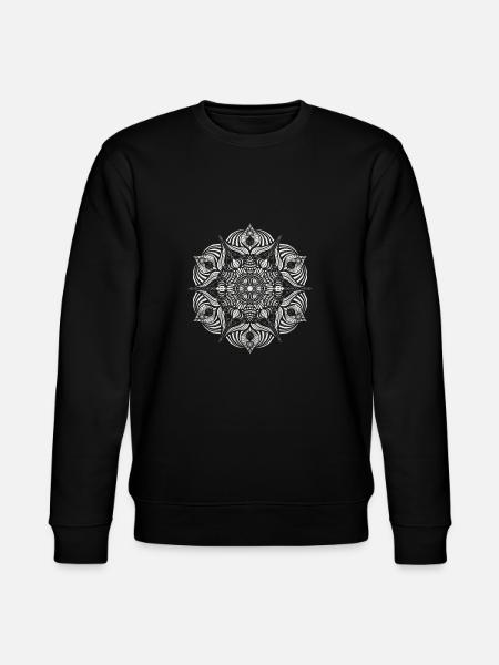 Mandala - Stanley/Stella CHANGER Unisex Organic Sweatshirt - black