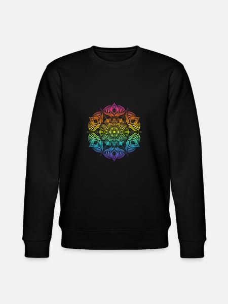 Mandala - Stanley/Stella Unisex Bio-Sweatshirt CHANGER - Schwarz