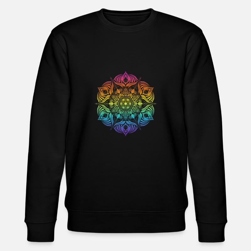 Mandala - Stanley/Stella CHANGER Unisex Organic Sweatshirt - black