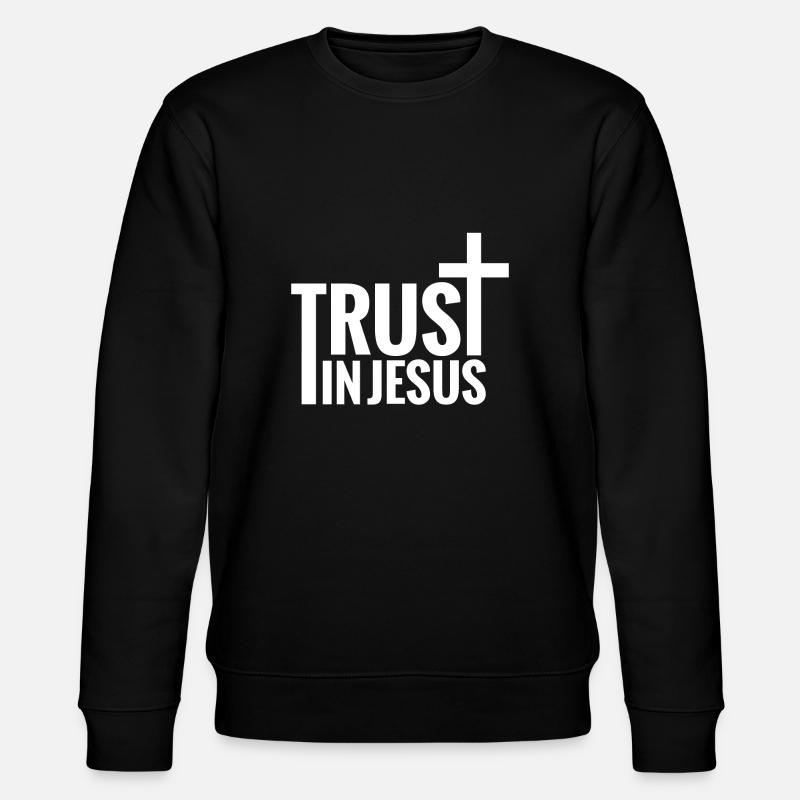 trust - Stanley/Stella CHANGER Unisex Organic Sweatshirt - black
