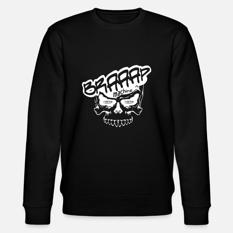 Braap blanc - Sweat bio CHANGER Stanley/Stella Unisexe - noir