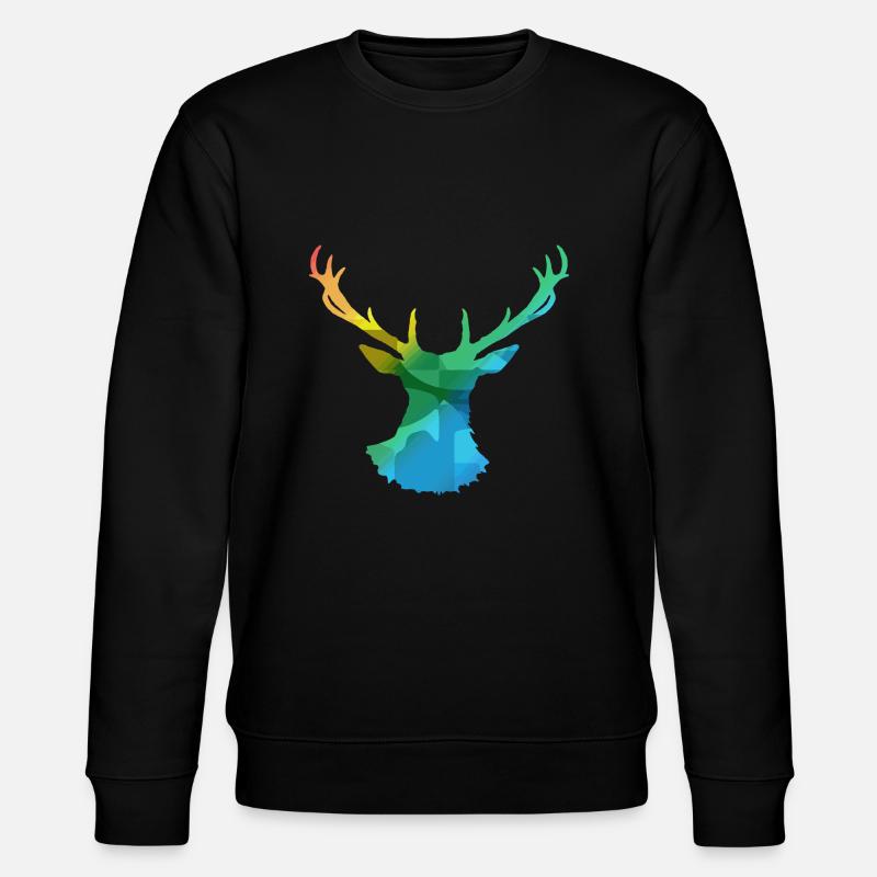 Hirsch - Stanley/Stella Unisex Bio-Sweatshirt CHANGER - Schwarz