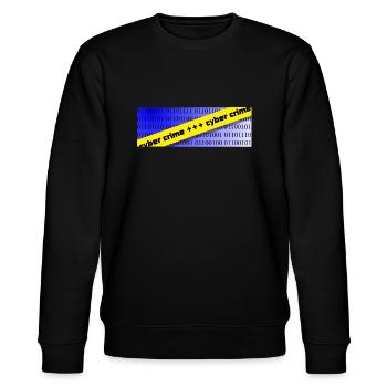cyber crime - Stanley/Stella Unisex Bio-Sweatshirt CHANGER  - Schwarz - Vorne - Nik (191cm) & Marisol (170cm)