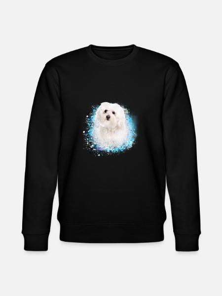 bolognese,malteser,graffiti,painting - Stanley/Stella CHANGER Unisex Organic Sweatshirt - black