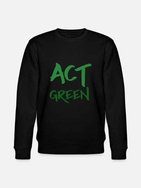 Act Green - Ecology Act Green - Stanley/Stella CHANGER Unisex Organic Sweatshirt - black