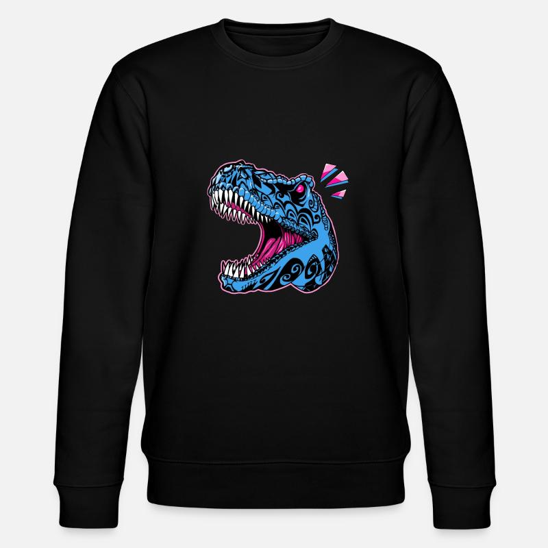 T rex Maori Pop - Sweat bio CHANGER Stanley/Stella Unisexe - noir