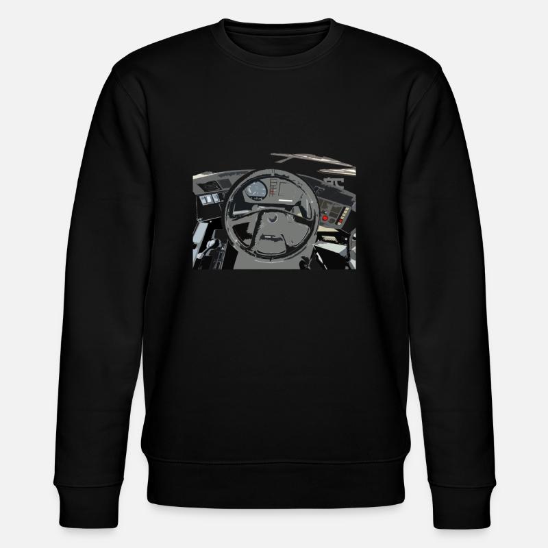 Dashboard T Shirt - Stanley/Stella Unisex Bio-Sweatshirt CHANGER  - Schwarz