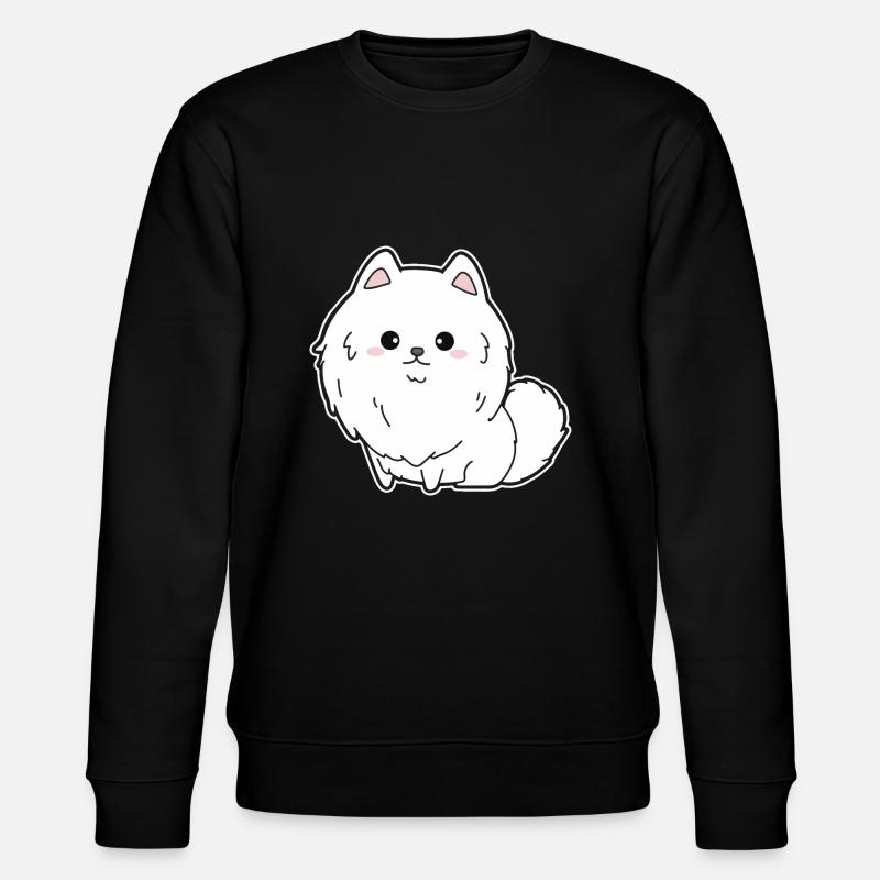 Dwarf spitz - Stanley/Stella CHANGER Unisex Organic Sweatshirt - black