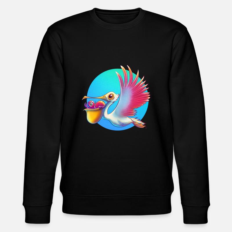 Pelican Delivery - Stanley/Stella Unisex Bio-Sweatshirt CHANGER  - Schwarz