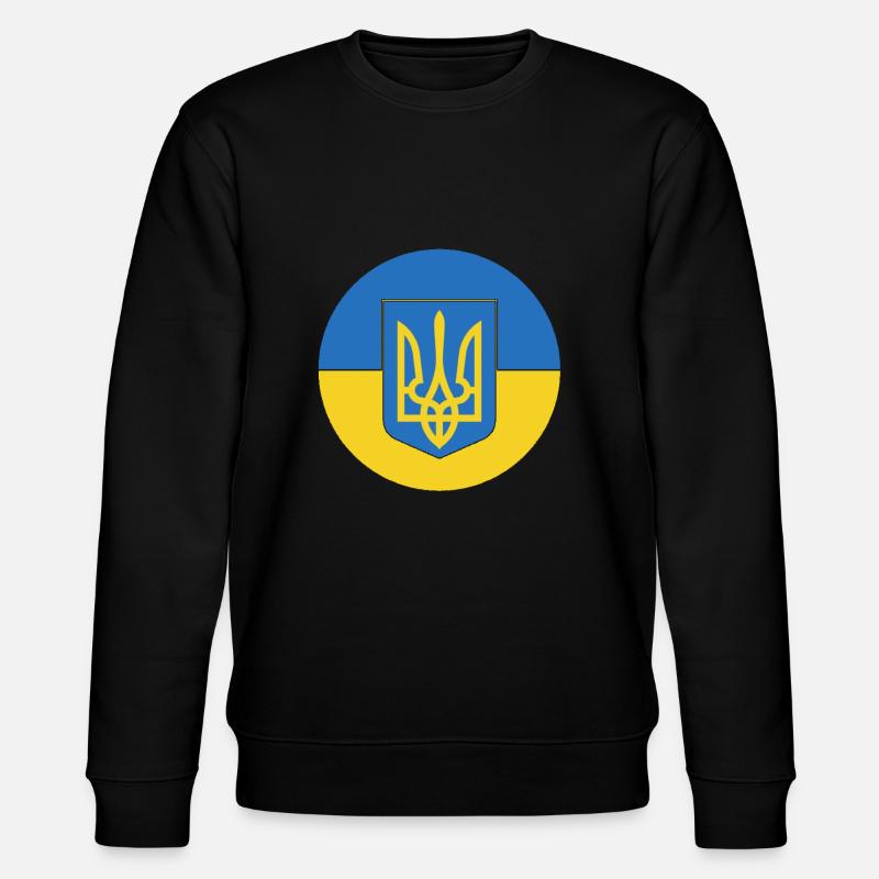 Ukraine - Stanley/Stella Unisex Bio-Sweatshirt CHANGER  - Schwarz