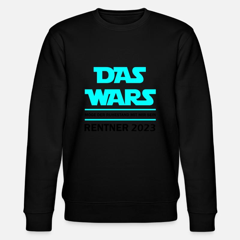 Das Wars Rentner 2023 - Stanley/Stella Unisex Bio-Sweatshirt CHANGER - Schwarz