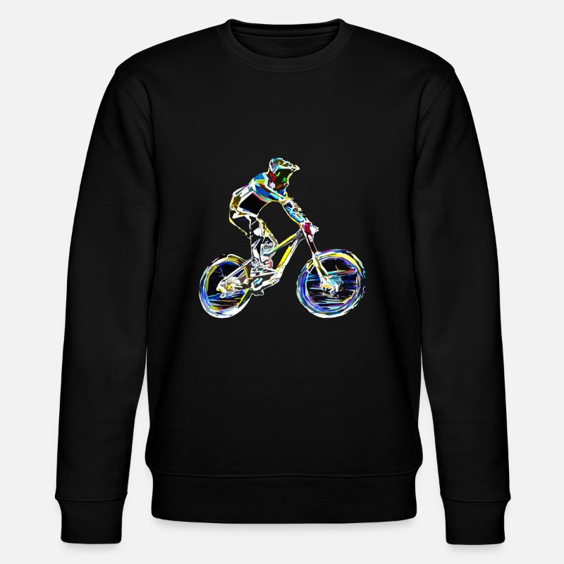 vtt mtb downhill - Sweat bio CHANGER Stanley/Stella Unisexe - noir