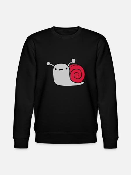 Small sweet snail - Stanley/Stella CHANGER Unisex Organic Sweatshirt - black