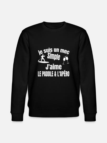 paddle et apéro - Sweat bio CHANGER Stanley/Stella Unisexe - noir