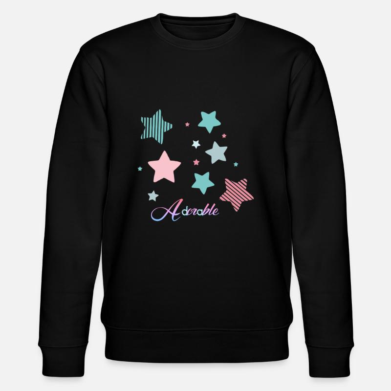 Niedlich. - Stanley/Stella Unisex Bio-Sweatshirt CHANGER  - Schwarz