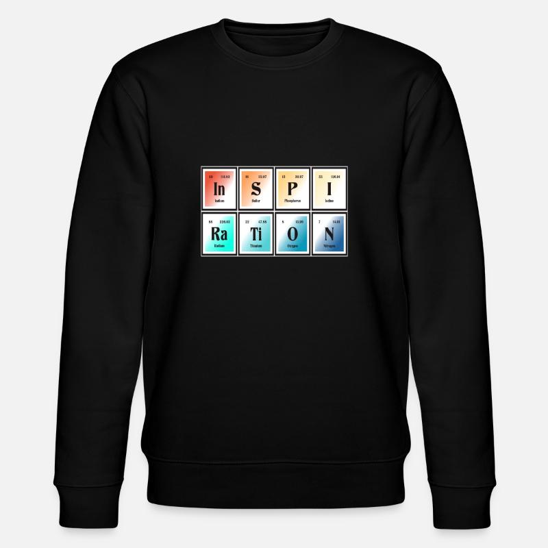 Inspiration | Periodensystem der Elemente - Stanley/Stella Unisex Bio-Sweatshirt CHANGER  - Schwarz