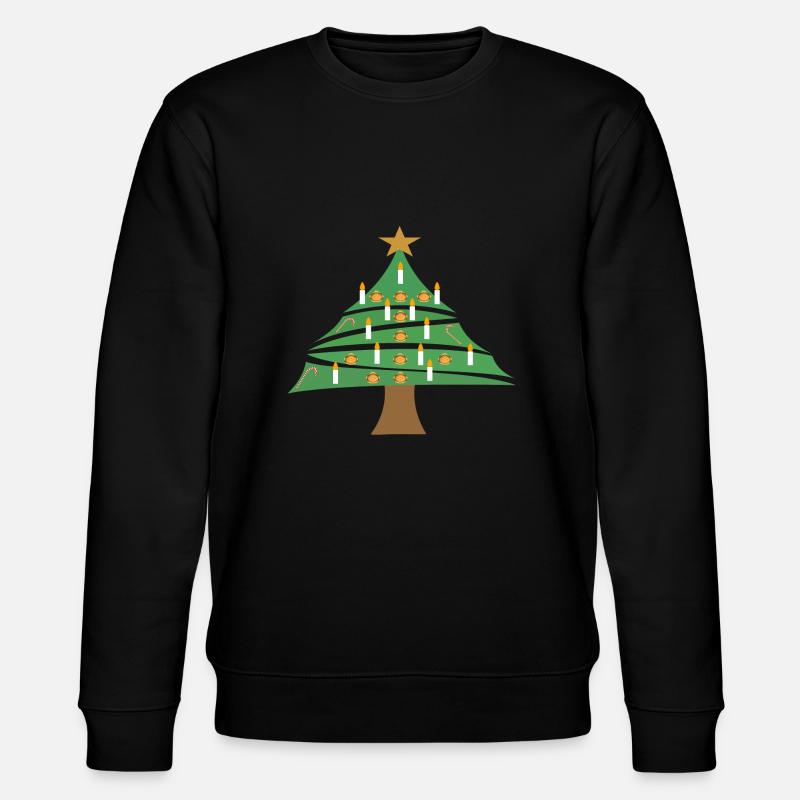 Christmas tree - Stanley/Stella CHANGER Unisex Organic Sweatshirt - black