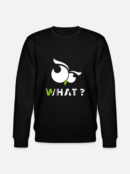 GOWILD Owl What? - Stanley/Stella CHANGER Unisex Organic Sweatshirt - black