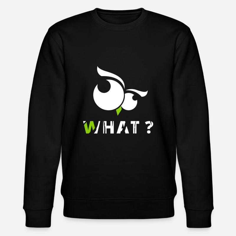 GOWILD Owl Quoi? - Sweat bio CHANGER Stanley/Stella Unisexe - noir