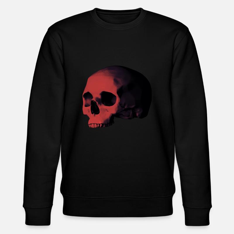 RED SKULL - Stanley/Stella Unisex Bio-Sweatshirt CHANGER  - Schwarz