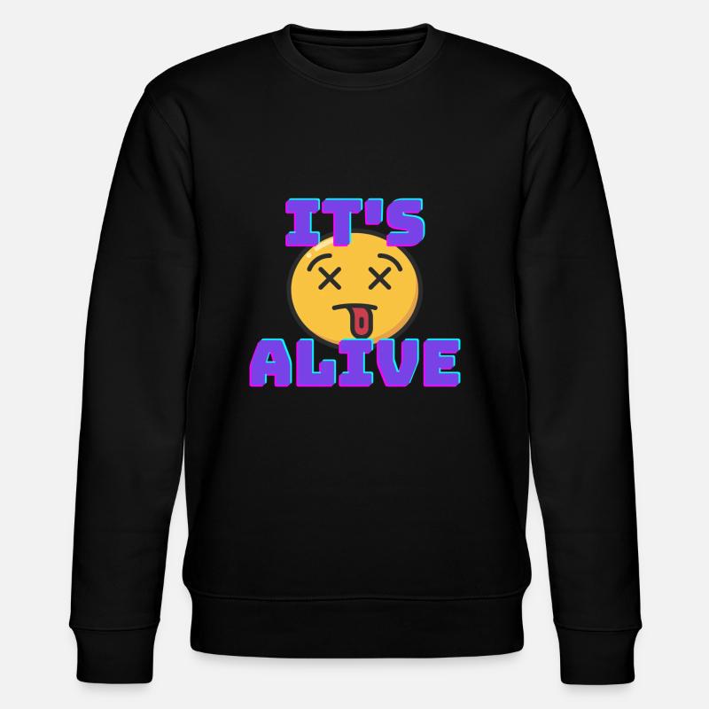 itsalive - Stanley/Stella Unisex Bio-Sweatshirt CHANGER  - Schwarz