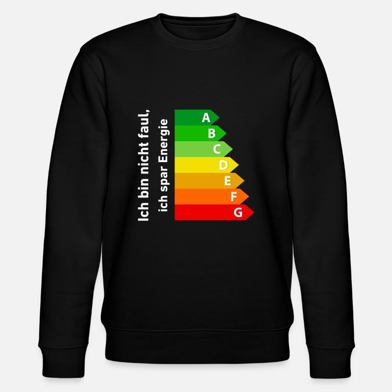 Energie sparen - Stanley/Stella Unisex Bio-Sweatshirt CHANGER - Schwarz