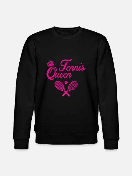 Tennis Queen - Stanley/Stella Unisex Bio-Sweatshirt CHANGER  - Schwarz