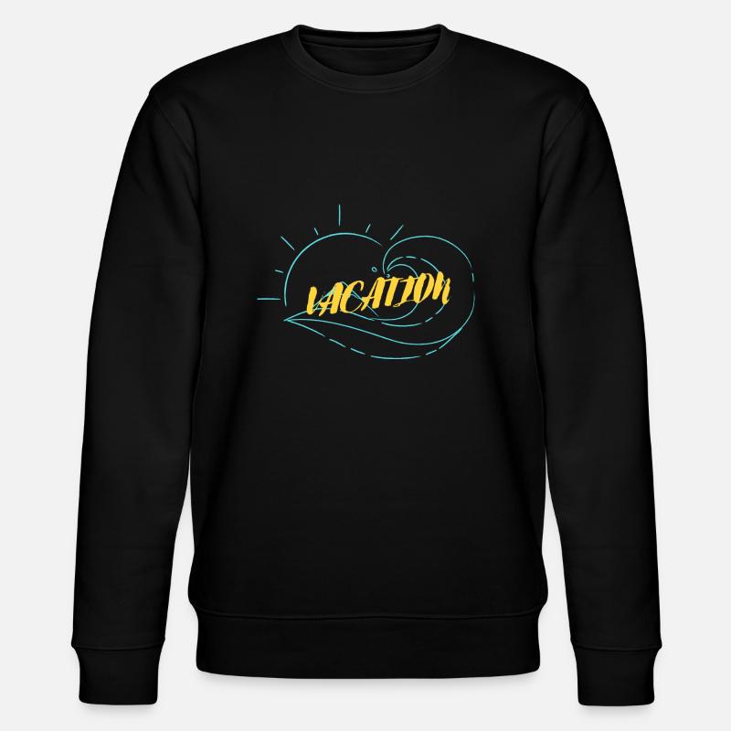 Bereit für Urlaub? - Stanley/Stella Unisex Bio-Sweatshirt CHANGER  - Schwarz