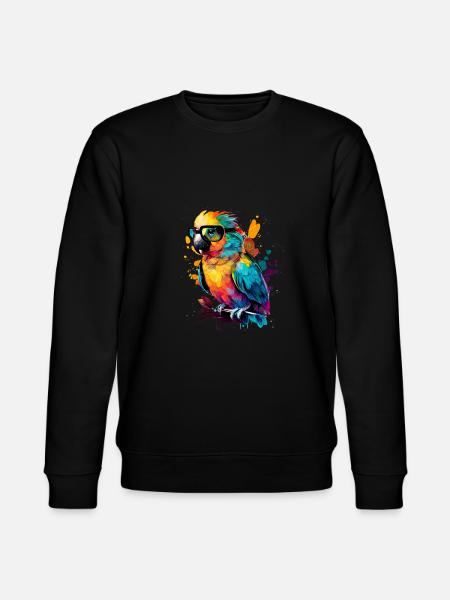 Pagagei - Stanley/Stella CHANGER Unisex Organic Sweatshirt - black