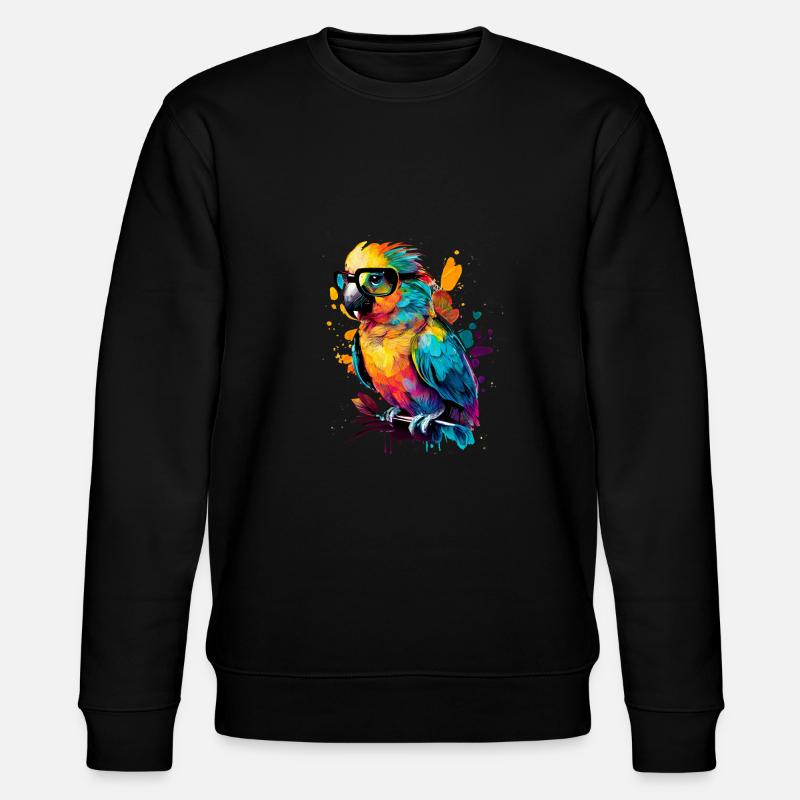 Pagagei - Sweat bio CHANGER Stanley/Stella Unisexe - noir