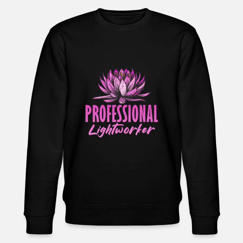 Professional lightworker - Stanley/Stella CHANGER Unisex Organic Sweatshirt - black