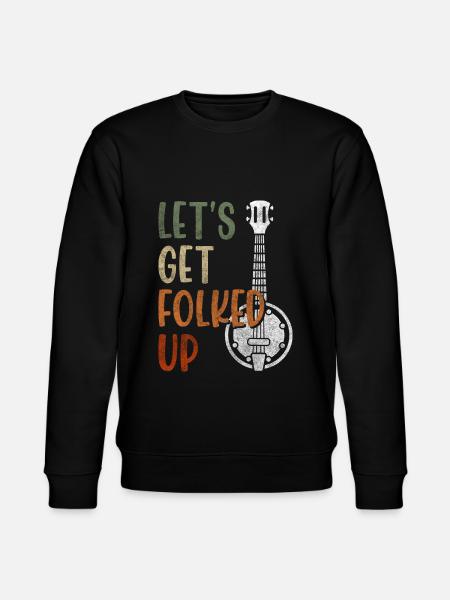 Music, party, pop music - Stanley/Stella CHANGER Unisex Organic Sweatshirt - black