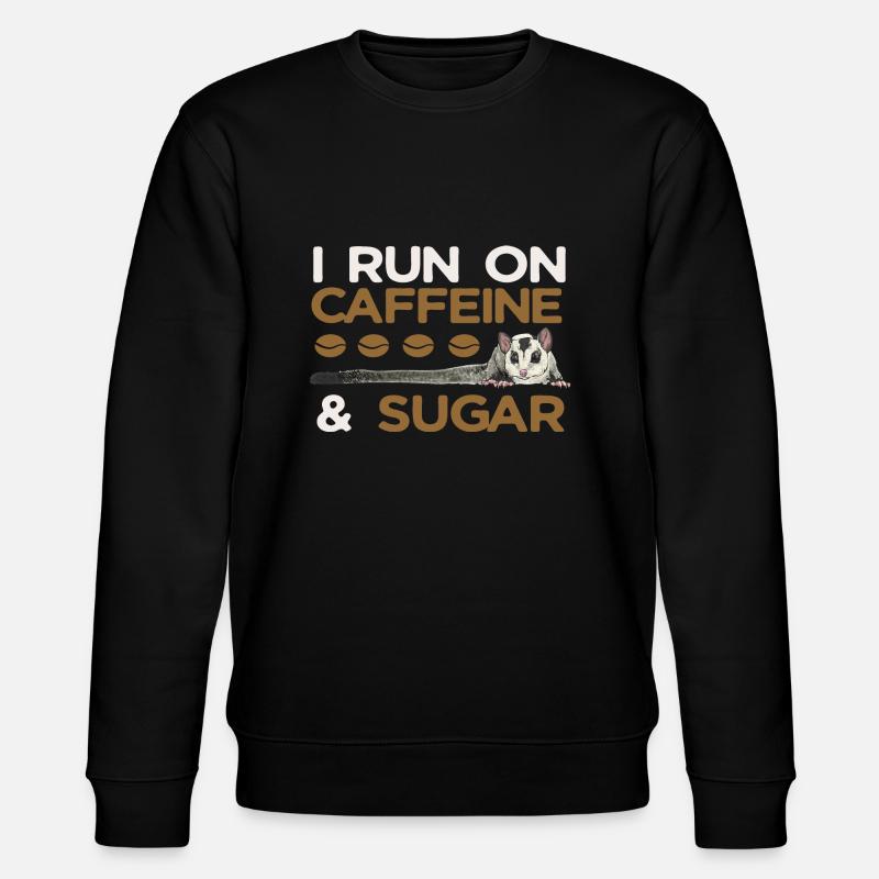 Kurzkopfgleitbeutler Sugar Glider - Stanley/Stella Unisex Bio-Sweatshirt CHANGER - Schwarz