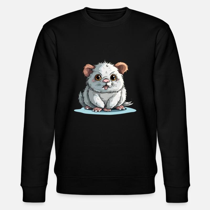 Halibo der Streuer - Stanley/Stella Unisex Bio-Sweatshirt CHANGER  - Schwarz