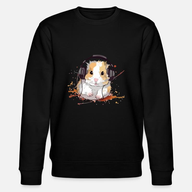 Mikey le hamster audiophile - Sweat bio CHANGER Stanley/Stella Unisexe - noir