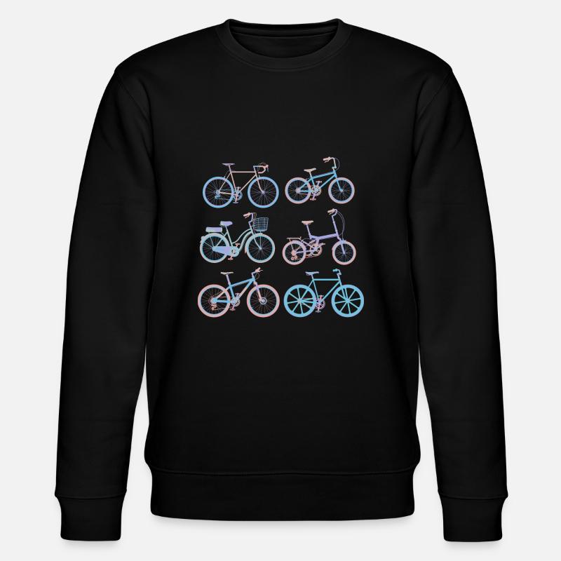 Fahrrad - Stanley/Stella Unisex Bio-Sweatshirt CHANGER  - Schwarz