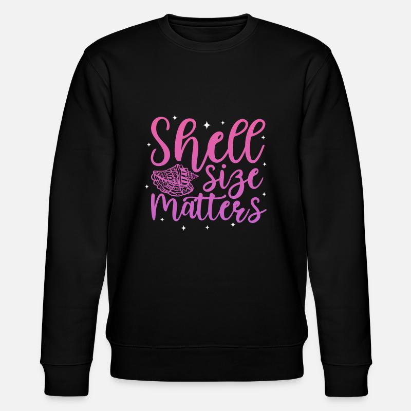 Shell size matters - Stanley/Stella CHANGER Unisex Organic Sweatshirt - black