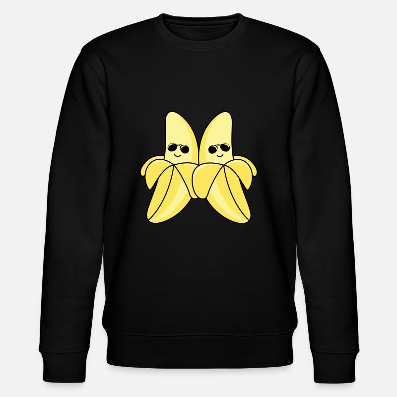 Cool Bananas - Stanley/Stella CHANGER Unisex Organic Sweatshirt - black