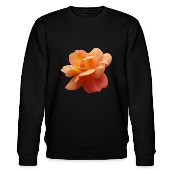 Fleurs,Fleur,Printemps,Fleurs,Tulipes,Roses - Sweat bio CHANGER Stanley/Stella Unisexe - noir - Devant - Nik (191cm) & Marisol (170cm)