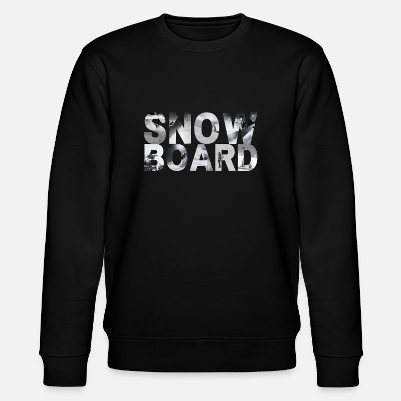 Snowboard - Stanley/Stella Unisex Bio-Sweatshirt CHANGER  - Schwarz