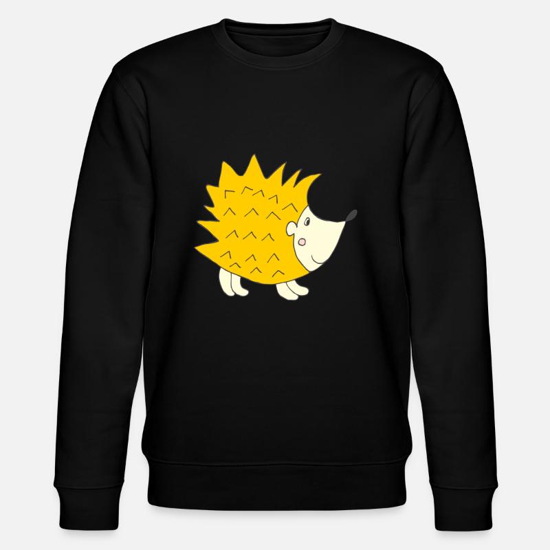 Hérisson jaune - Sweat bio CHANGER Stanley/Stella Unisexe - noir