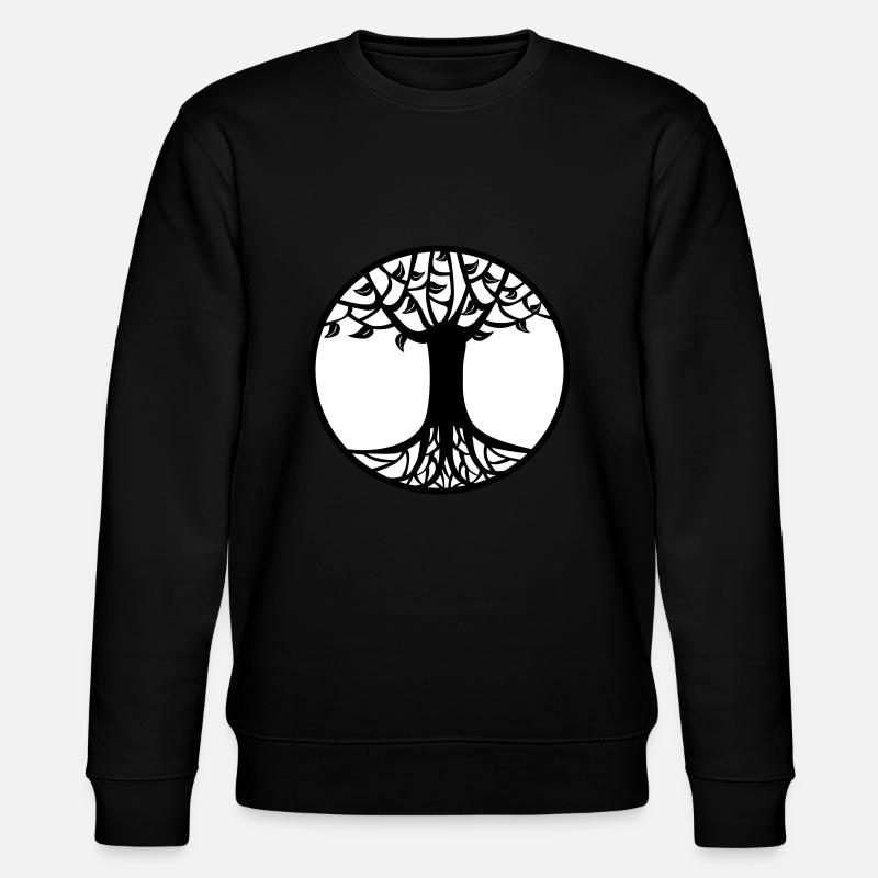 Baum des Lebens - Stanley/Stella Unisex Bio-Sweatshirt CHANGER  - Schwarz