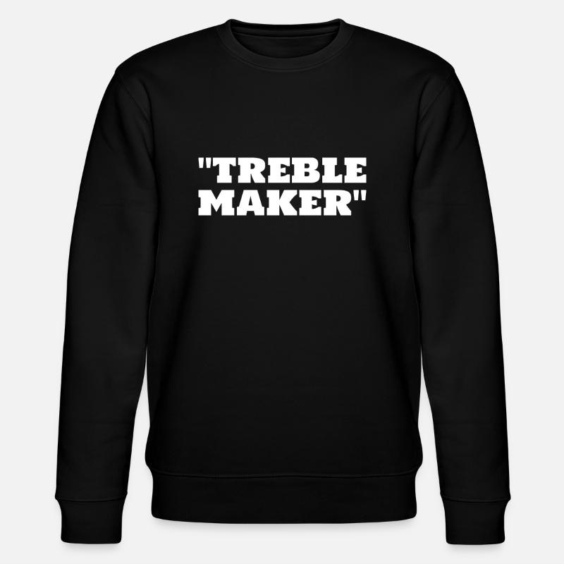 Treble Maker für Golfer - Stanley/Stella Unisex Bio-Sweatshirt CHANGER  - Schwarz