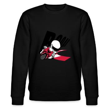 MOTO GP ROAR - Stanley/Stella CHANGER Unisex Organic Sweatshirt - black - Front - Nik (191cm) & Marisol (170cm)
