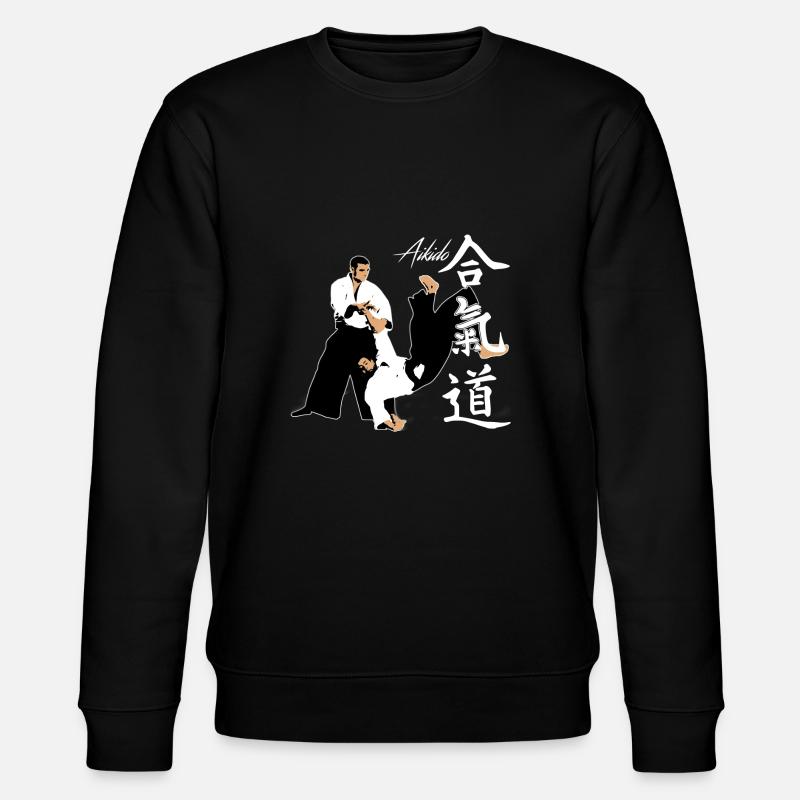 Aïkido - Sweat bio CHANGER Stanley/Stella Unisexe - noir