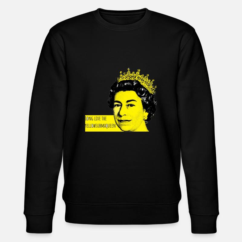 Long live the Yellowsubmaqueen - Stanley/Stella Unisex Bio-Sweatshirt CHANGER  - Schwarz