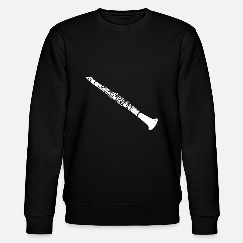 Klarinette - Stanley/Stella Unisex Bio-Sweatshirt CHANGER  - Schwarz