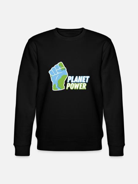 PLANET POWER - Stanley/Stella Unisex Bio-Sweatshirt CHANGER - Schwarz
